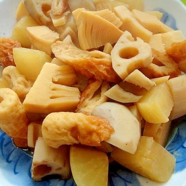 大根とれんこんたけのこ竹輪の煮物 レシピ 作り方 By Mint74 楽天レシピ